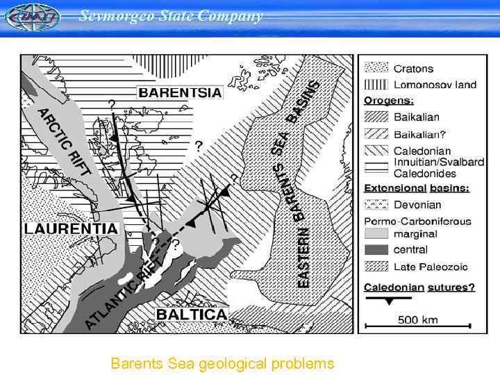 Sevmorgeo State Company Barents Sea geological problems 