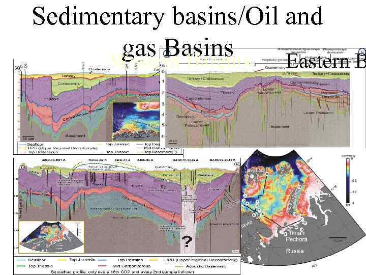 Sedimentary basins/Oil and gas Basins Western Barents Eastern B 