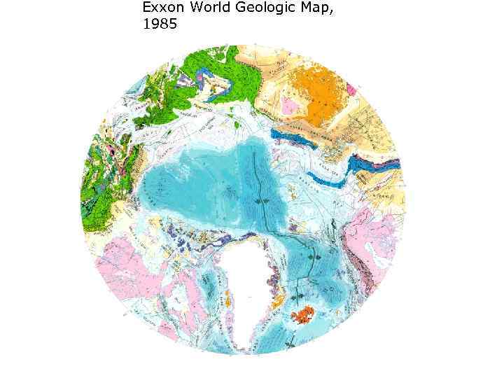 Exxon World Geologic Map, 1985 