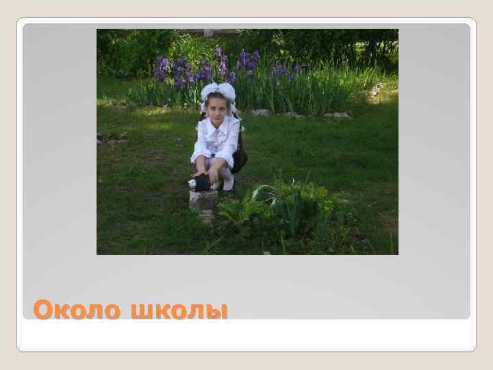 Около школы 
