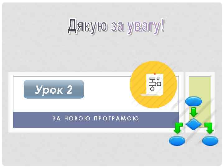 Урок 2 ЗА НОВОЮ ПРОГРАМОЮ 