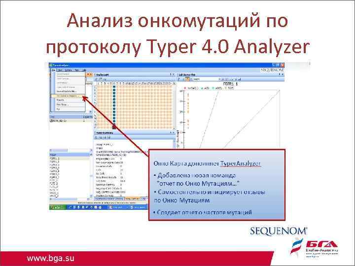 Анализ онкомутаций по протоколу Typer 4. 0 Analyzer 