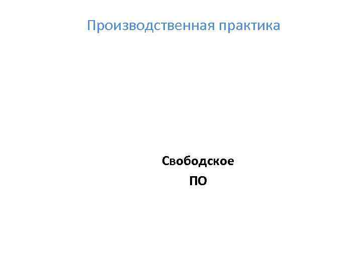 Производственная практика Свободское ПО 