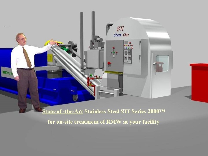 State-of -the-Art Stainless Steel STI Series 2000™ for on-site treatment of RMW at your