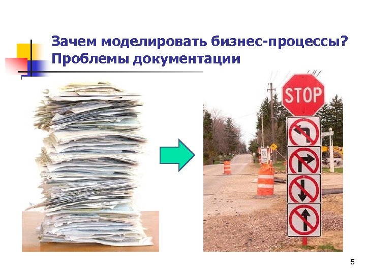 Зачем моделировать бизнес-процессы? Проблемы документации 5 