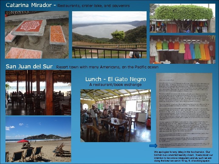 Catarina Mirador - Restaurants, crater lake, and souvenirs San Juan del Sur Resort town