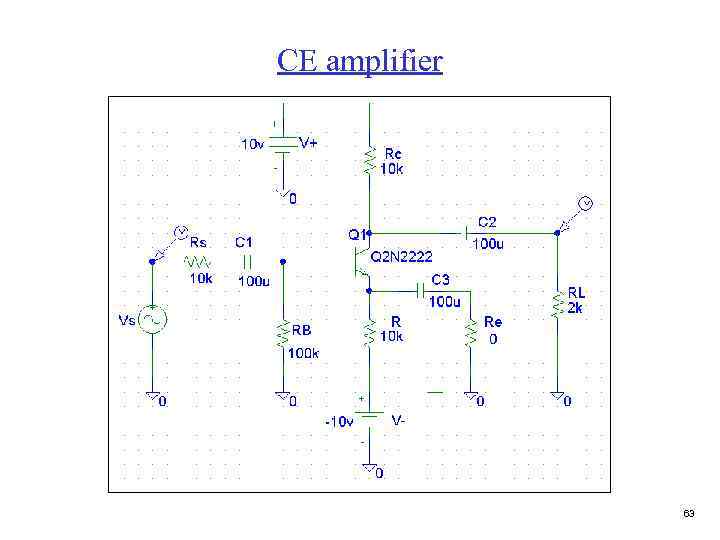 CE amplifier 63 