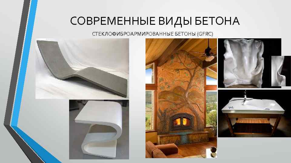 СОВРЕМЕННЫЕ ВИДЫ БЕТОНА СТЕКЛОФИБРОАРМИРОВАННЫЕ БЕТОНЫ (GFRC) 