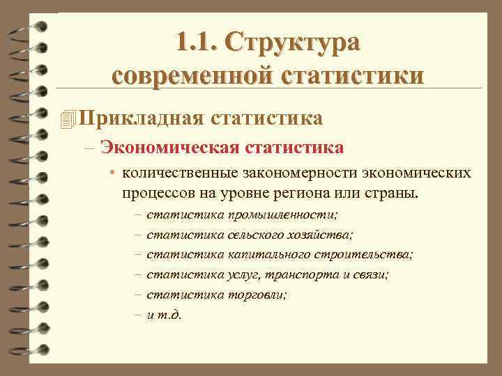 Структура современной