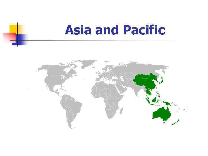 Asia and Pacific 