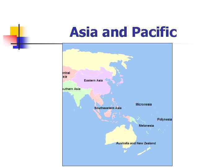 Asia and Pacific 