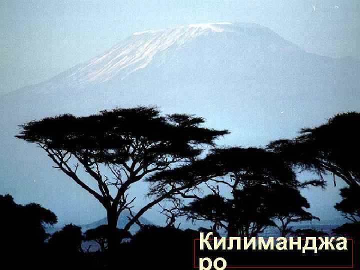 Килиманджа ро 