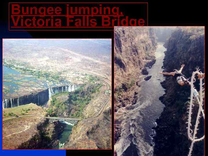 Bungee jumping, Victoria Falls Bridge 
