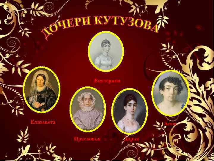 Екатерина Елизавета Анна Прасковья Дарья 
