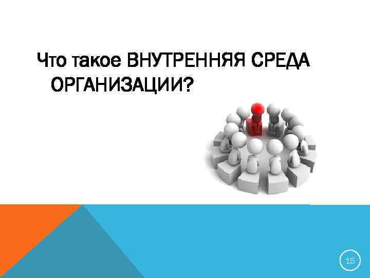 Что такое ВНУТРЕННЯЯ СРЕДА ОРГАНИЗАЦИИ? 15 