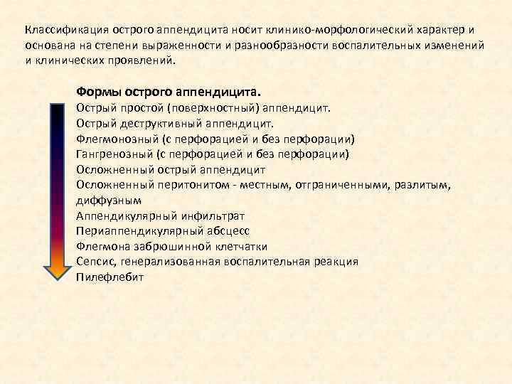 Острый аппендицит вопросы