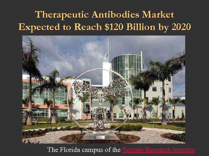 Therapeutic Antibodies Market Expected to Reach $120 Billion by 2020 The Florida campus of