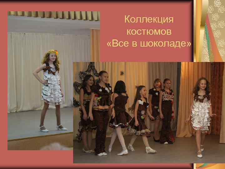 Коллекция костюмов «Все в шоколаде» 