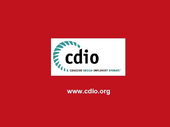 www. cdio. org 