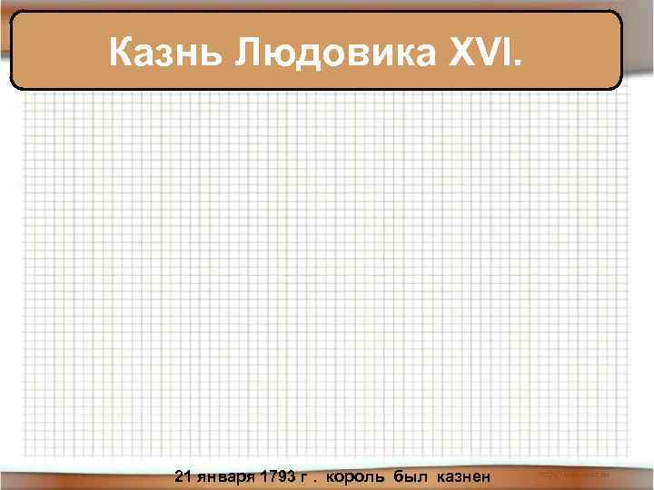 Казнь Людовика XVI. 21 января 1793 г. король был казнен 
