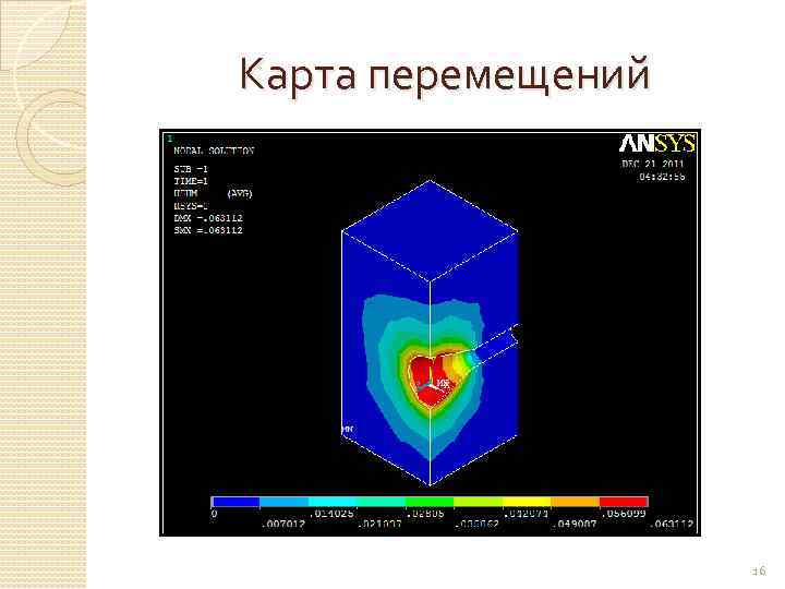 Карта перемещений 16 