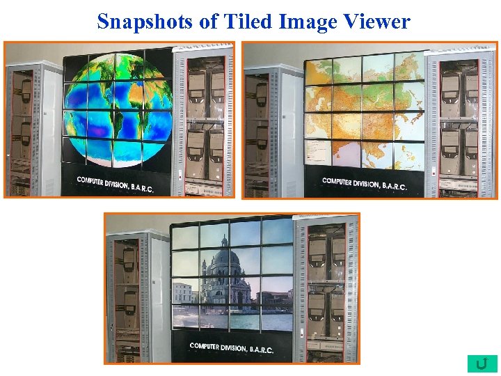 Snapshots of Tiled Image Viewer 