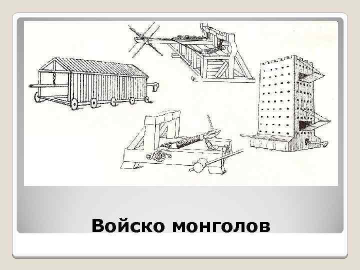 Войско монголов 