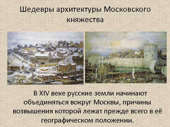 Московское княжество начало xiv