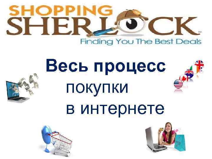 Весь процесс покупки в интернете 