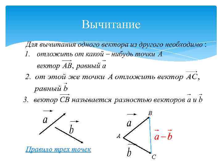 5 точек вектора