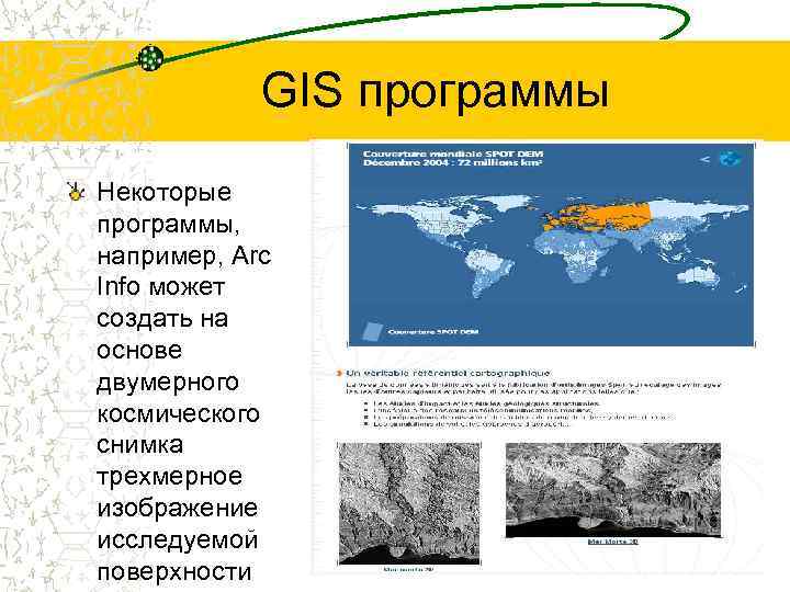 Гис программы. Методы исследования ГИС. Arc/info.