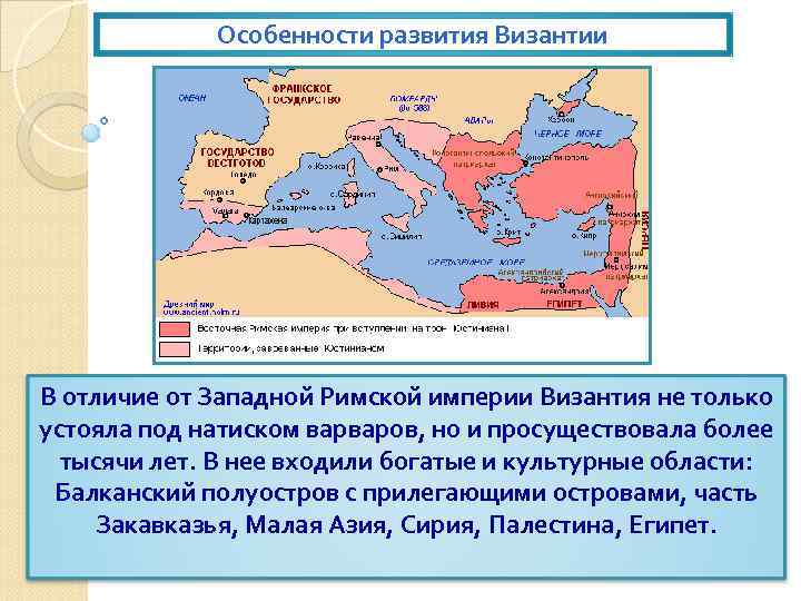 Разделение римской империи