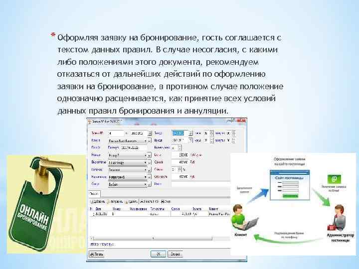 * Оформляя заявку на бронирование, гость соглашается с текстом данных правил. В случае несогласия,