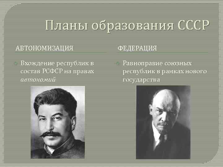 План автономизации как основу объединения республик выдвинул кто