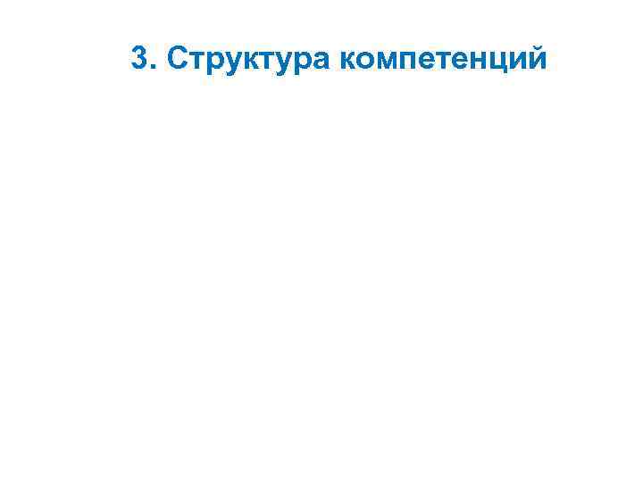 3. Структура компетенций 