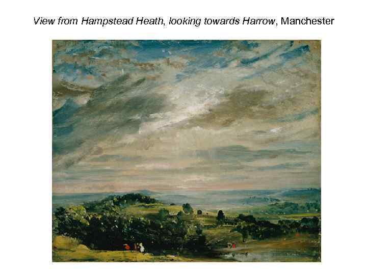 View from Hampstead Heath, looking towards Harrow, Manchester 