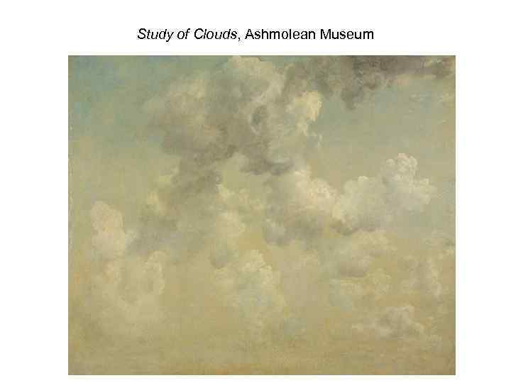 Study of Clouds, Ashmolean Museum 