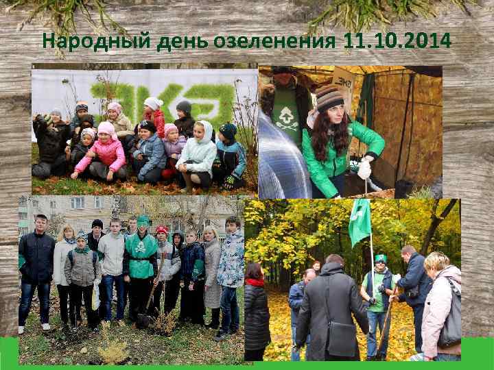 Народный день озеленения 11. 10. 2014 