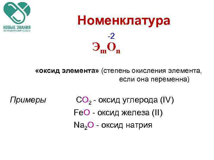 Высший оксид элемента натрия