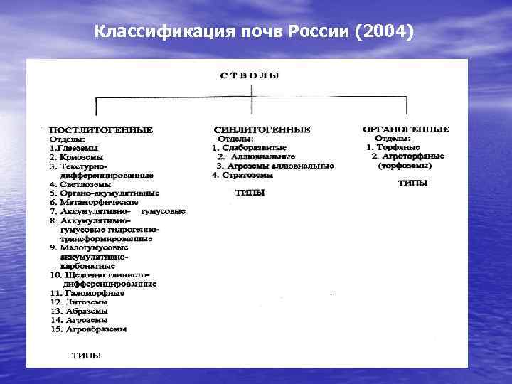 Классификация почв России (2004) 