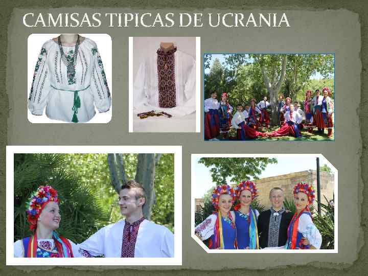 CAMISAS TIPICAS DE UCRANIA 