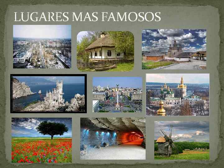 LUGARES MAS FAMOSOS 