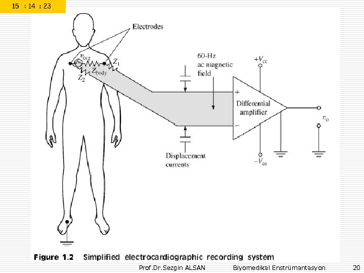Prof. Dr. Sezgin ALSAN Biyomedikal Enstrümantasyon 20 
