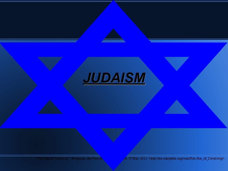 JUDAISM 