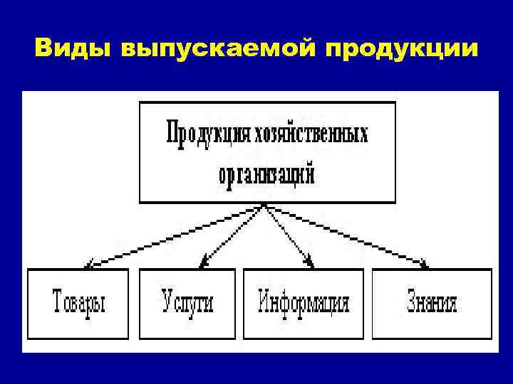 Выпущена какой вид. Виды выпускаемой продукции. Основные виды выпускаемой продукции. Виды продукции предприятия. К хозяйственным организациям относятся.