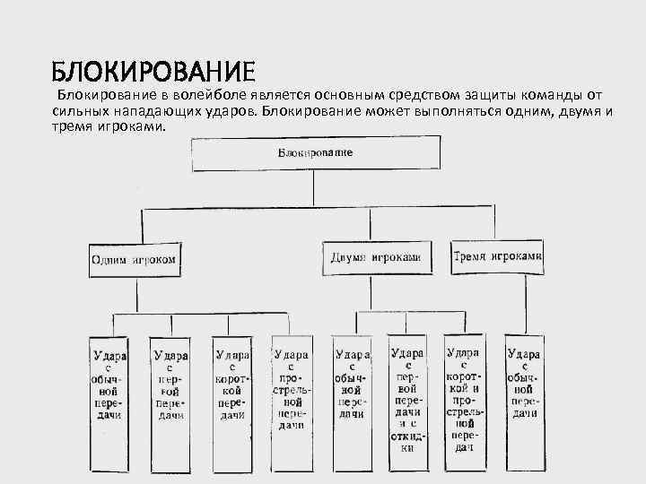 БЛОКИРОВАНИЕ Блокирование в волейболе является основным средством защиты команды от сильных нападающих ударов. Блокирование