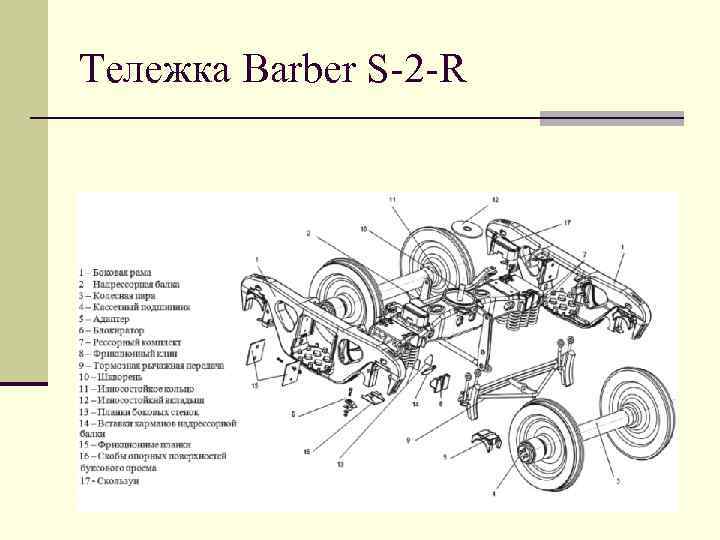 Тележка Barber S-2 -R 