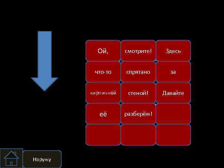 Ой, смотрите! Здесь кирпичной стеной! Давайте её разберём! О, да это историческая находка! Скелет
