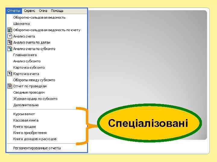 Спеціалізовані 