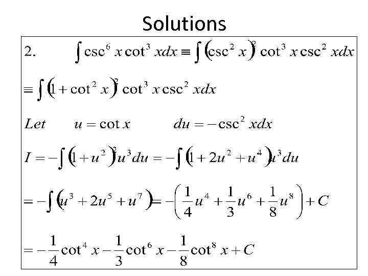 Solutions 
